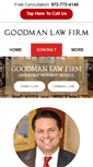 Mobile Screenshot of michaelgoodmanlaw.com